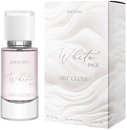 White Page. Airy cloud